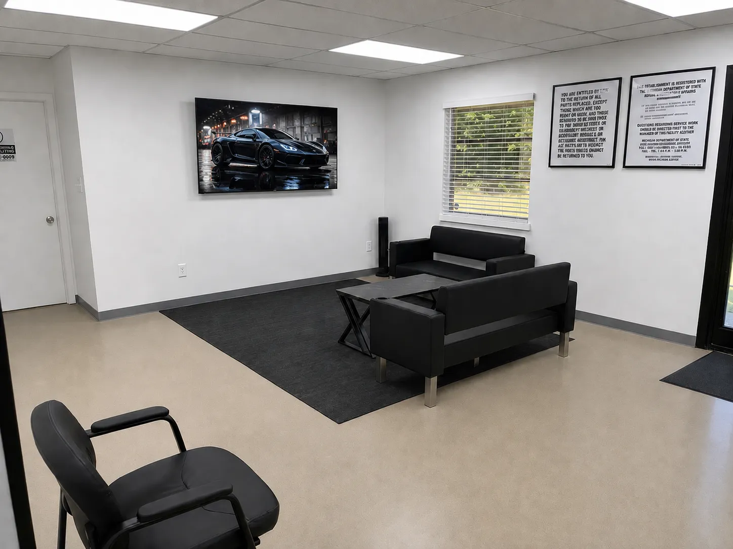 Commerce Collision comfortable seating area
