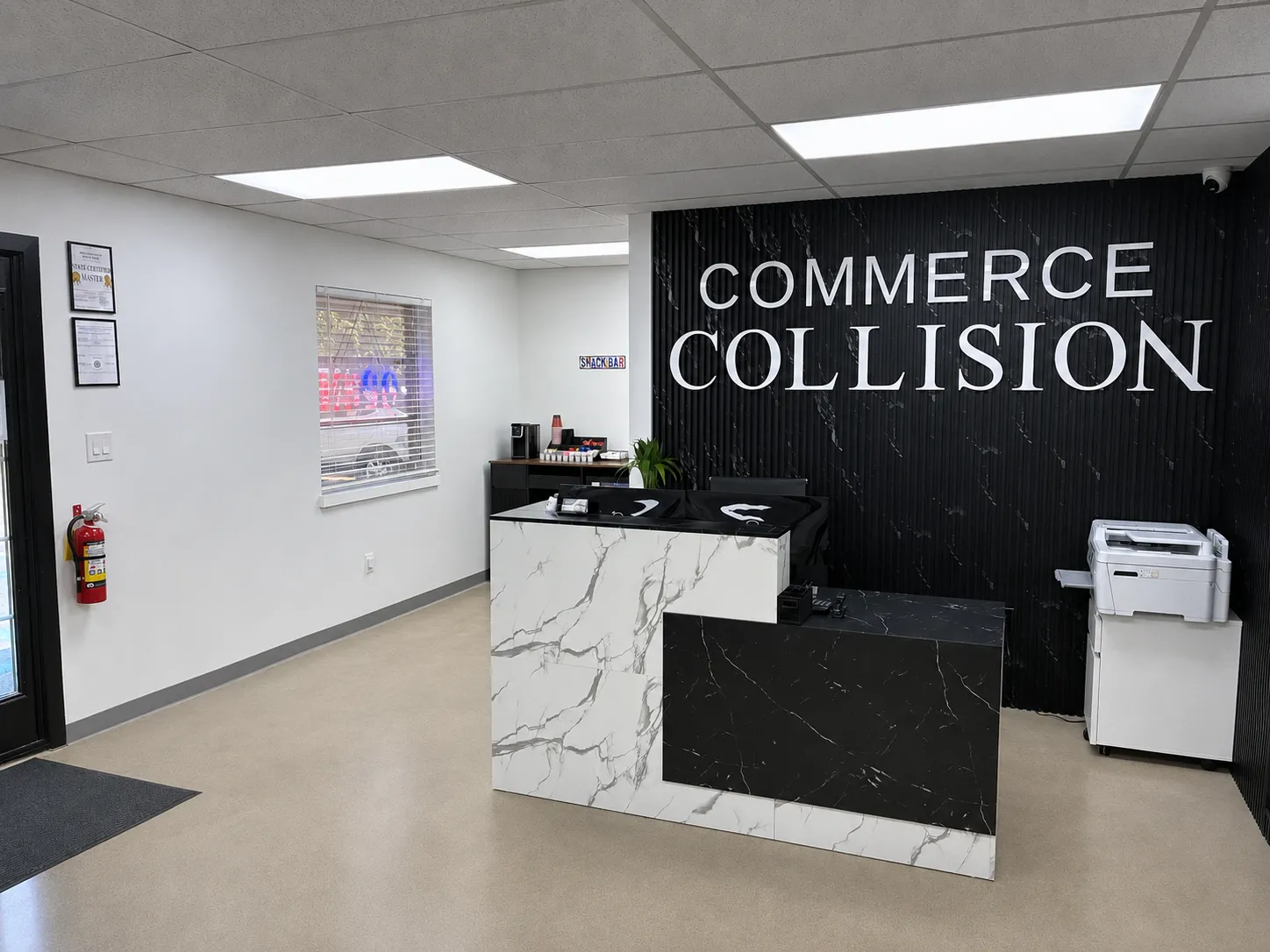 Commerce Collision shop facility